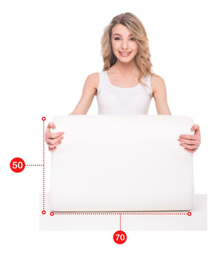 Travesseiro Smart Flutuante Adapta As Formas De Deitar 50x70