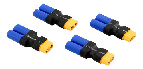 4pcs Macho Ec5 Xt60 Xt-60 Hembra Adaptador Conector Para