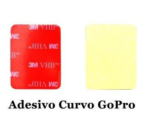 Adesivo 3m Suporte Curvo Para Camera Gopro Hero 1 2 3 3+ E 4