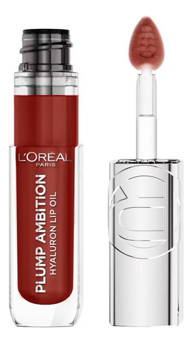 Labial Voluminizador L Oréal Plump Ambition Hyaluronic Color 485 Wine O´ Clock 485 Wine O´ Clock