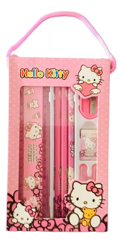 Kit Set Escolar De Hello Kitty Kuromi Sanrio Kawaii
