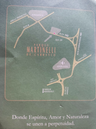 Parcela En Parque Martinelli De Carrasco