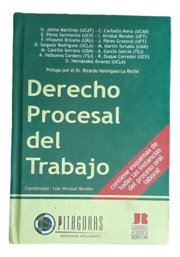 Derecho Procesal Del Trabajo Ivan Mirabal Rendon