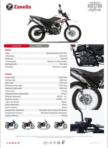 Zanella Zr 250 Patentada $4.179.000 O 12de$508.000 (200)