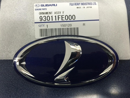 Subaru Impreza Y Wrx Placa De Emblema Azul  I  Para Parrilla