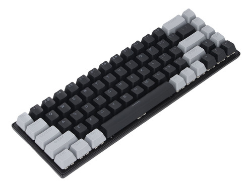 Teclado Mecánico Cableado 60% Rgb Azul 68 Teclas Gaming Para