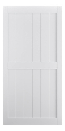 Corredera Granero Blanca 42 X 84  Panel Puerta Ensamblar Pvc