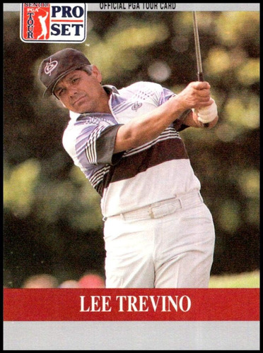 Tarjeta De Oficina Coleccionable 1990 Pro Set Golf 82 Lee Tr