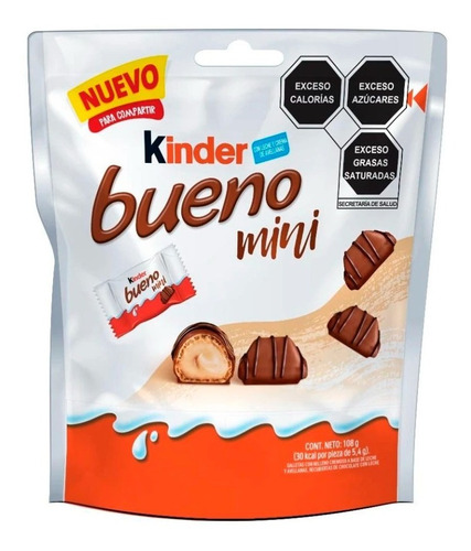 Chocolate Kinder Bueno Mini 108 G - 2 Pack