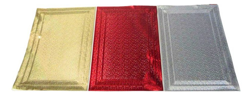 Individual Rectangular Medida 30 X 45cm 3 Colores Surtidos: