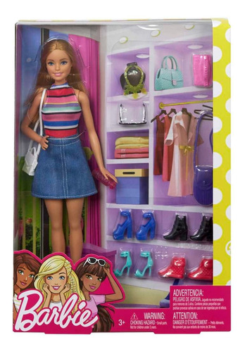Barbie Closet Prendas Y Accesorios - Original Importada