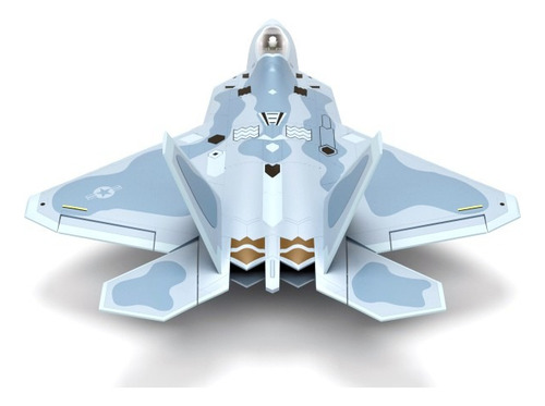 Jato Xfly F-22 Pnp 4s Raptor 2 Turbinas 40mm Rc Aeromodelo Cinza