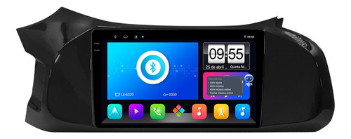 Multimidia Onix Lt Ltz 9p Octacore 6gb 128gb Moldura Fiamon