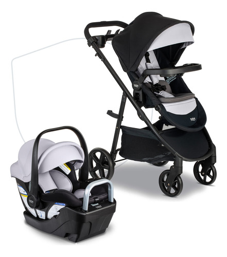 Britax Willow Brook S+ Sistema De Viaje Para Bebé Asiento De