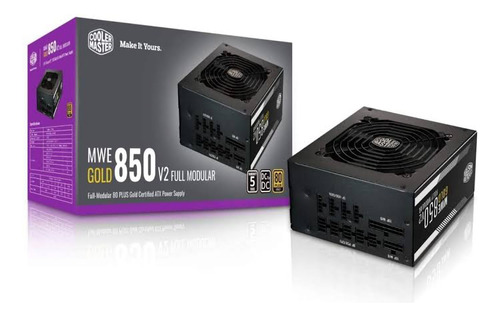 Fuente De Poder Cooler Master 850w Gold V2 Certificada Us-c