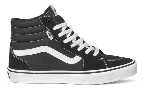 Tênis Mad Rats Skate Hi Top Cano Alto Black Branco em Promoção na Americanas