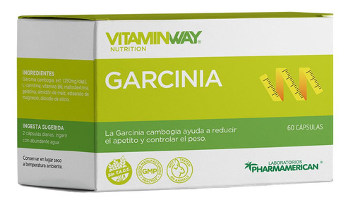 Vitamin Way Garcinia Cambogia Cápsulas Control Del Apetito