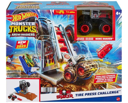 Monster Trucks Arena Desafio Neumaticos Bone Shaker- Premium