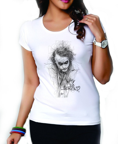 Fabulosas Camisetas Dama Blancas Joker