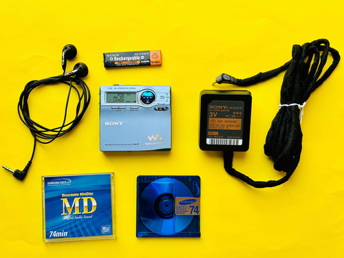Sony Walkman Mz-r910 Minidisc Graba Y Reproduce No Es Netmd