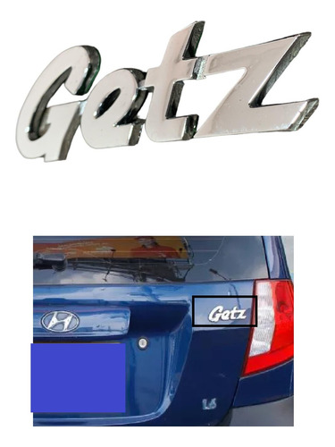 Emblema Palabra Getz De Hyundai (original)