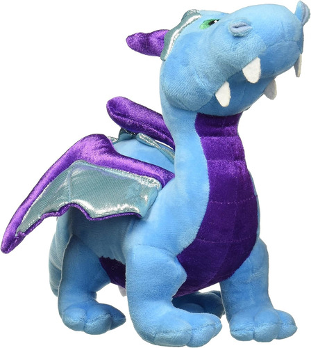 Peluche Dragón Dinos Dragons Azul Aurora Juguete Niños Niñas