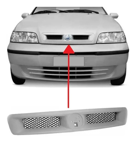 Parrilla Fiat Palio/siena Fire 2002-2004 Para Pintar