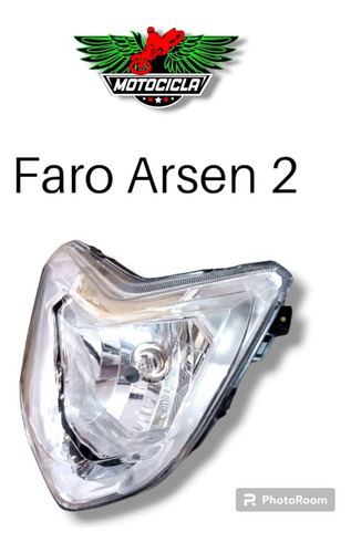 Faro Delantero Para Moto Arsen 2