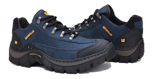 Tênis Bota Caterpillar Original Masculina Couro Promoção