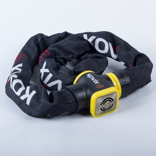 Cadena Con Eslabón Reforzado Y Alarma Kovix 10mm X 120cm