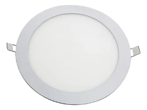 comprar Panel Led De Embutir Redondo 24w 2000 Lumens 6500k Estructura Blanco cálido 3000K
