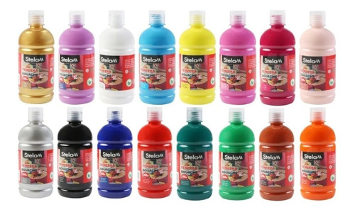 Pintura Tempera Guache 500ml