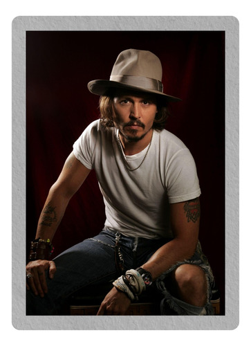 Posters Actor Johnny Depp De Jack Sparrow 50x70cm