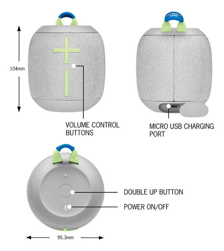 Wonderboom 3 Joyous - Parlante Portátil Bluetooth