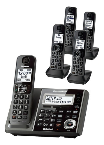 Teléfono Panasonic KX-TG585 inalámbrico - color negro