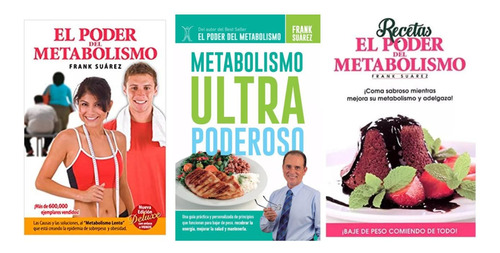 Pack De 3 Libros Del Metabolismo