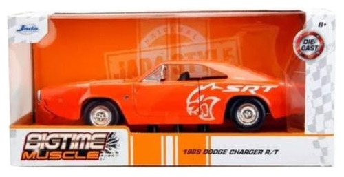 Jada 1:24 1968 Dodge Charger R/t Naranja