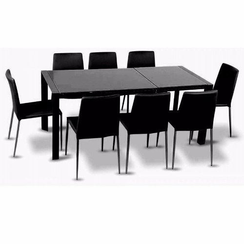 Juego Comedor Mesa Con 8 Sillas Extensible - Vía Confort