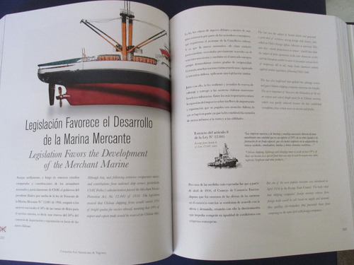 Imponente Libro Cia Sudamericana De Vapores 150 Años Escaso (Usado)