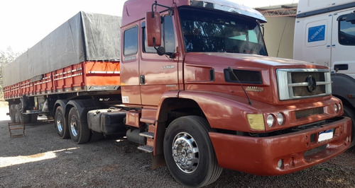 Imagem 5 de 14 de Mb 1938 Ls 6x2 2002 Com Carreta Graneleiro