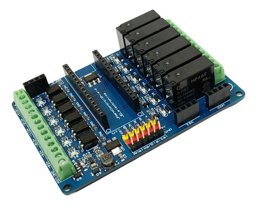 Plc Nano Control Shield Arduino 6 Entradas 6 Salidas 10 Pzas