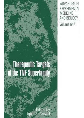 Libro Therapeutic Targets Of The Tnf Superfamily - Iqbal ...