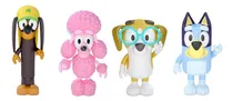 Comprar Figuras Bluey Set De 4 Figuras De Bluey Y Sus Amigos