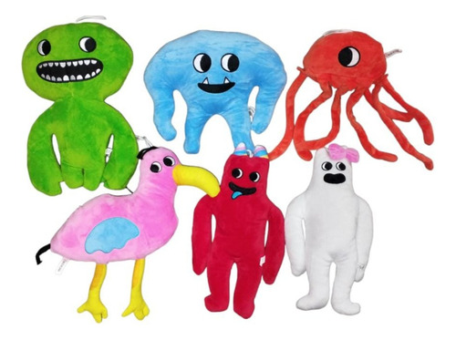 Jardín De Juegos Garten Of Banban Set 6 Peluches Niños