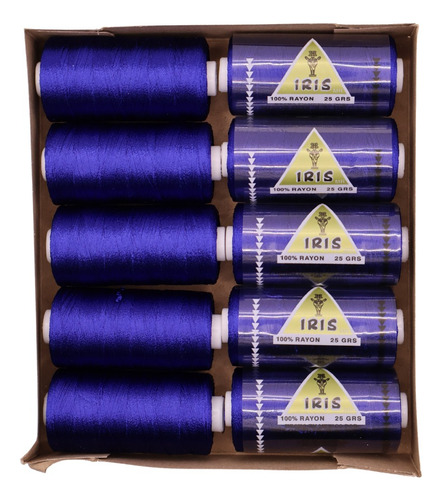Caja Seda Amarilla Hilosiris (caja Con 10 Tubos De 25gr C/u) 918