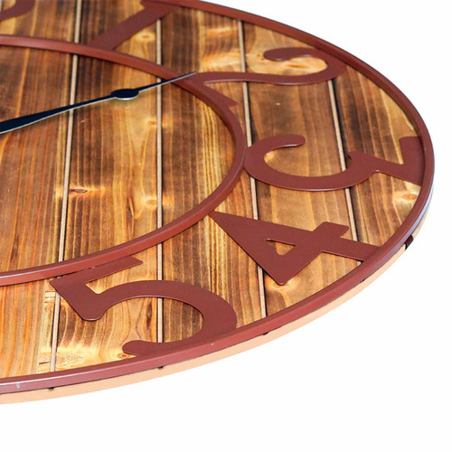 Reloj De Pared San Joaquin Mueblesya Decoracion Hierro Y Madera Ø80cm
