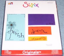 Scrapbook Sizzix Bigz Suaje Grande De Rectangulos O Letreros
