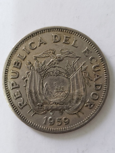 Moneda Ecuador 1 Sucre 1959