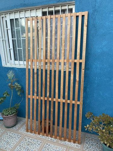 Reja De Madera Grande Con Protector
