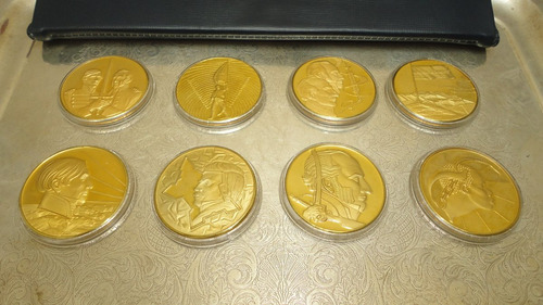 Monedas Medallas Uruguay Con Estuche Para Coleccion Miralas